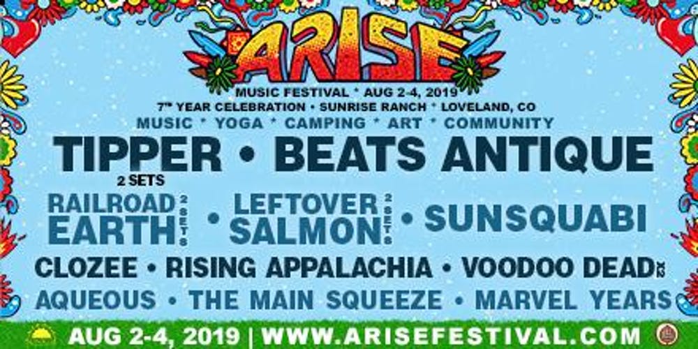arise colorado music festival summer 2019