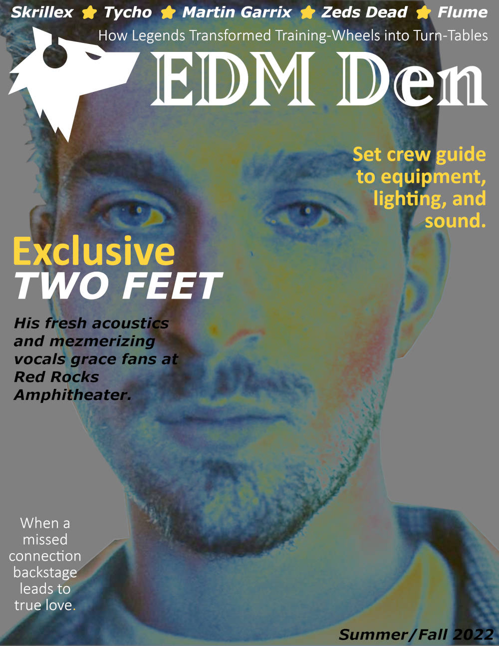 EDM Den Magazine Cover Summer Fall 2022