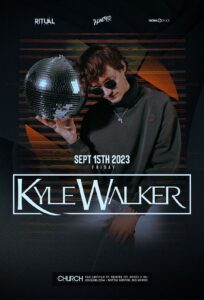 Kyle Walker 2023; Kyle holding a non-spherical orb.