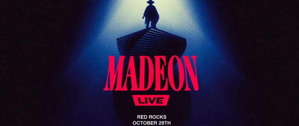 Madeon event promo for Red Rocks 2023