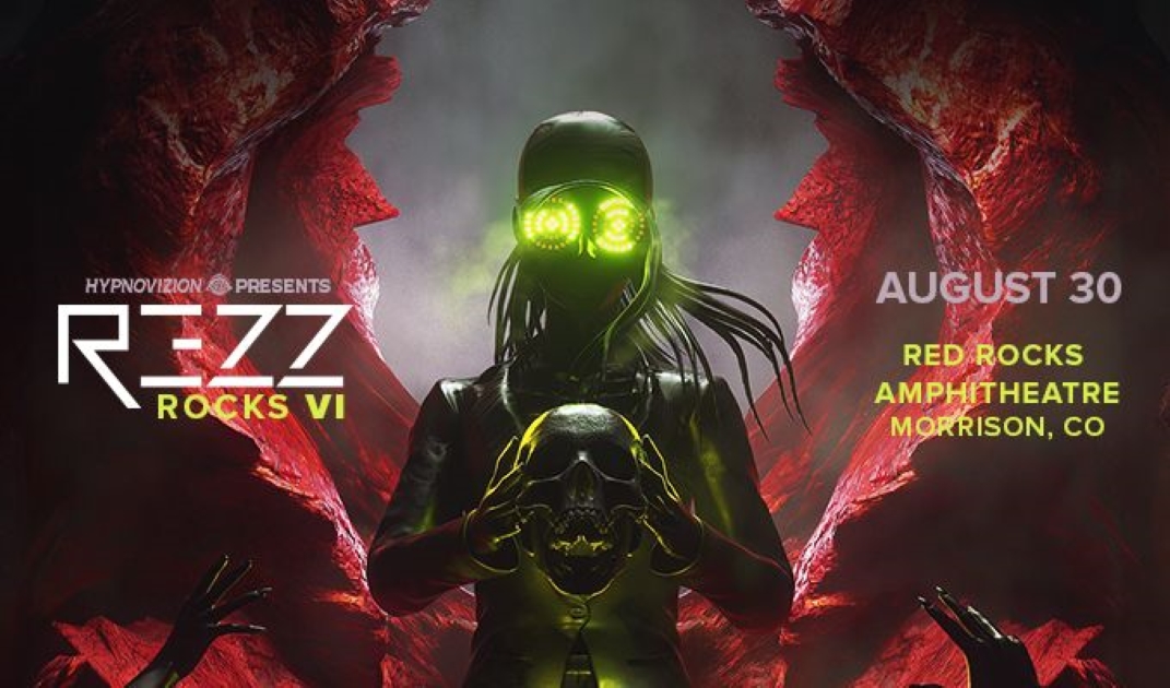 REZZ Rocks 2024; REZZ EDM Flyer Promo 8/30/24 at Red Rocks
