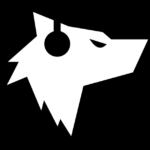 EDM Den's Featured Calendar Logo featuring a white trademarked wolf.