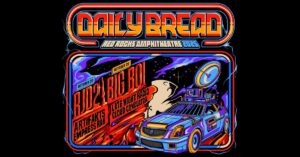 Promo flyer for Daily Bread at Red Rocks in Denver.