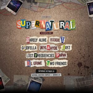 Supernatural EDM Festival 2025 Promo Flyer