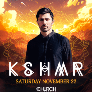 EDM DJ / artist KSHMR, in Denver 2025 at the Church Nightclub.