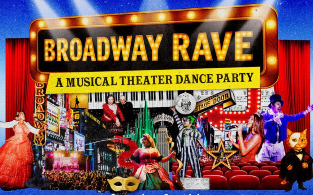 Showtunes lovers and EDM-fans will go wild for Broadway Rave (promo flyer) coming to Colorado Springs.