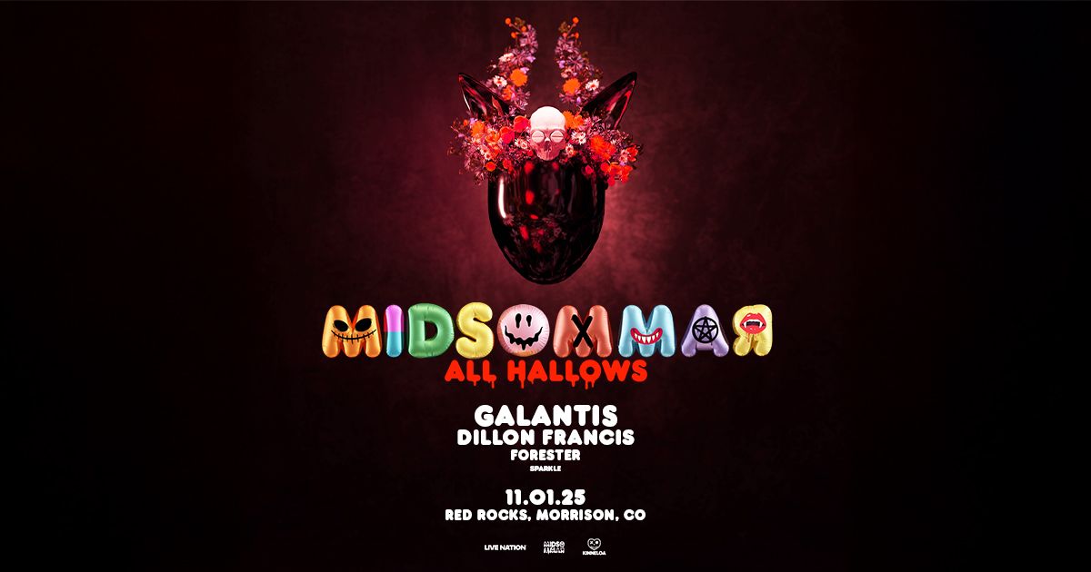Midsomer -- all hallows - EDM party in Denver with Galantis and Dillon Francis (promo flyer).