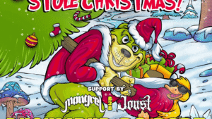 Bear Grillz EDM Tickets (Grinch animated flyer)