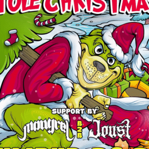 Bear Grillz EDM Tickets (Grinch animated flyer)