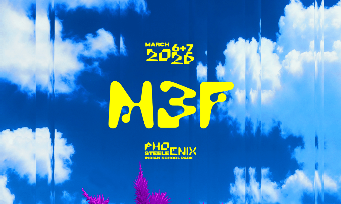 logo for M3F Music Festival in Arizona