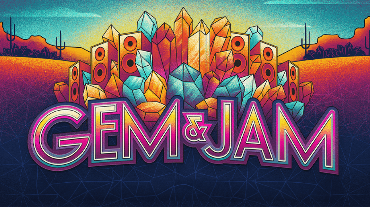 Gem & Jam (Logo of music festival)