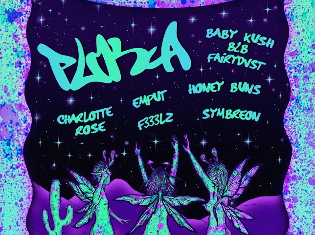 Rave event promo flyer in Arizona