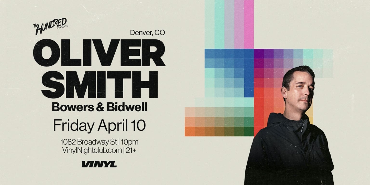 Oliver Smith at Denver's Club Vinyl (flyer)