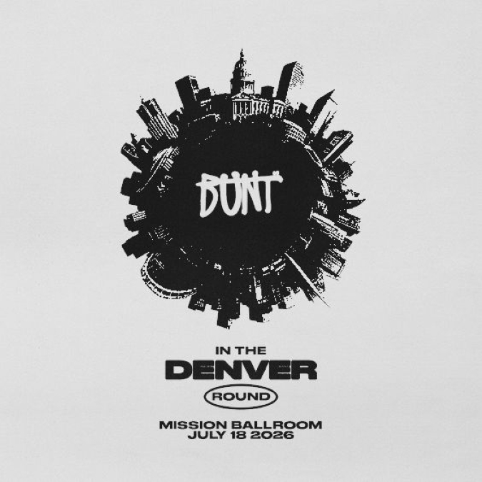 BUNT. headlines at the Mission Ballroom in Denver (flyer)
